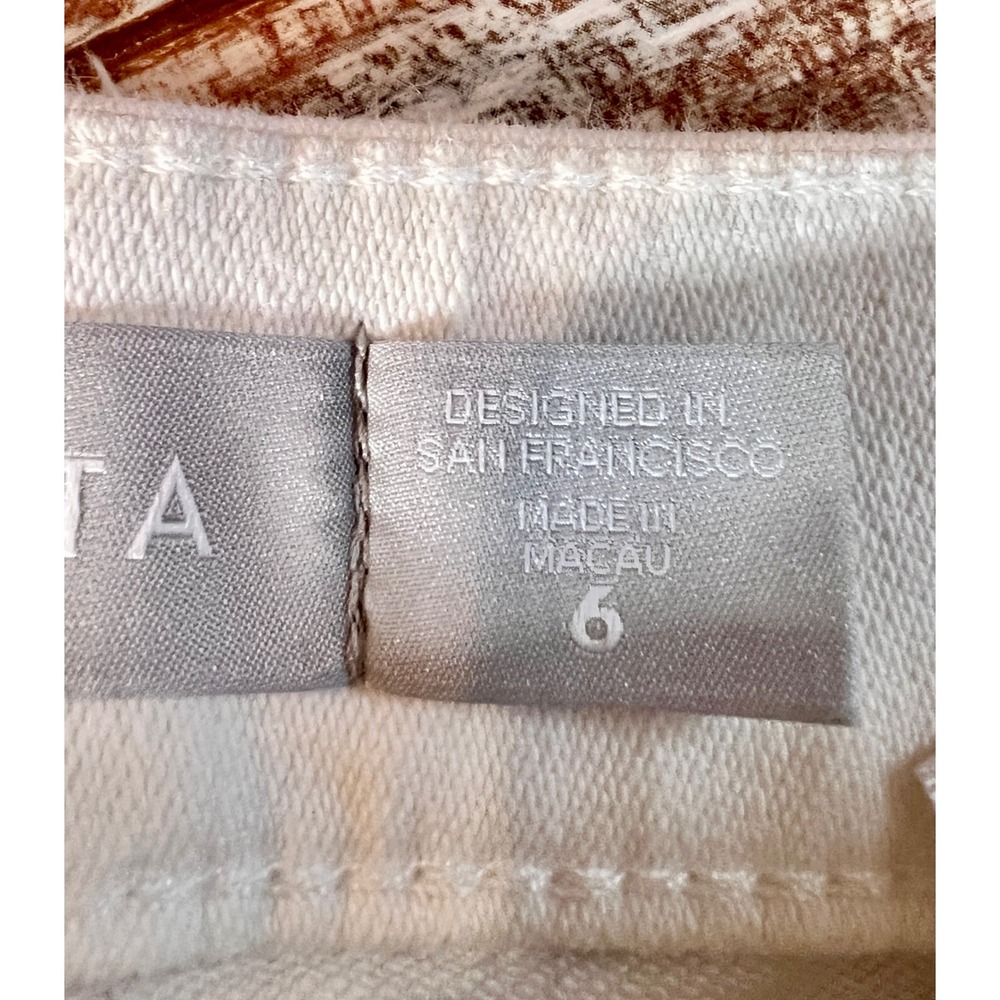 Athleta Sculptek White Skinny Jeans Womens 6 Sculpting Stretch Denim - Picture 5 of 12